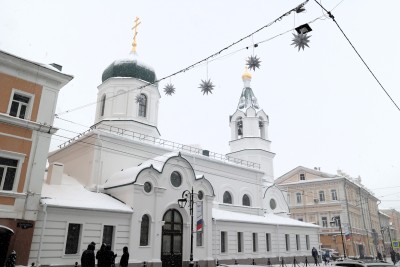 Губернатор Нижегородской области Глеб Никитин и Митрополит Нижегородский и Арзамасский Георгий посетили строящийся Троицкий храм